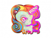 Sticker Unicorn (Holo)